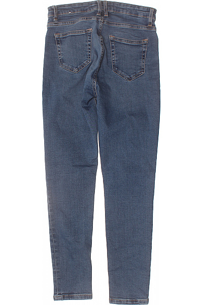 MANGO Dámské džíny strečové modré skinny s vysokým pasem Vel. EU 38 | MANGO | obrázek 2