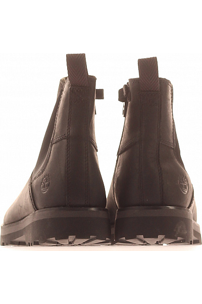 Timberland Dámské kotníkové kožené chelsea boty podzimní volnočasové černé Vel. 38 | Timberland | obrázek 4