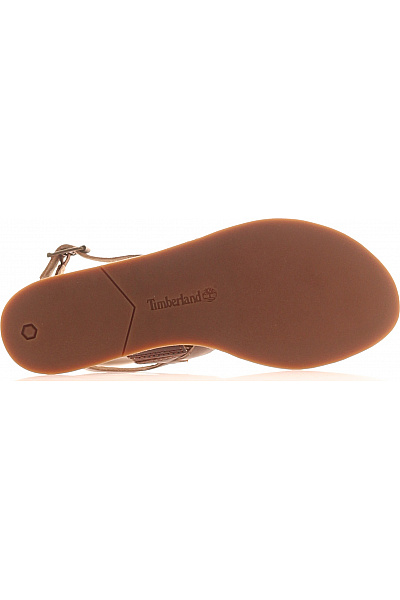 Timberland Dámské kožené sandály hnědé volnočasové letní s páskem | Timberland | obrázek 3