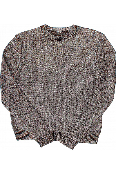 SUPERDRY Dámský Pletený Svetr S Dlouhým Rukávem šedý Vel. 40