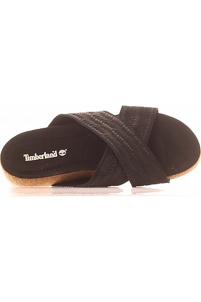 Timberland Dámské černé Textilní Sandály Nazouvací Volnočasové Vel. 38.5