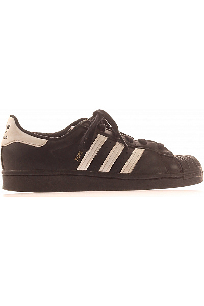 ADIDAS černé Kožené Tenisky šněrovací Volnočasové Vel. 38
