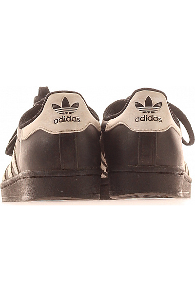 ADIDAS černé kožené tenisky šněrovací volnočasové Vel. 38 | ADIDAS | obrázek 4