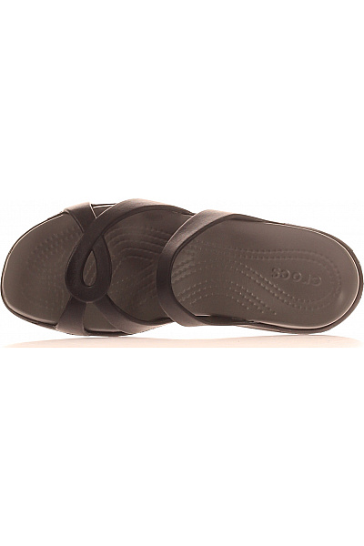 crocs dámské černé gumové sandály nazouvací volnočasové | crocs | obrázek 2