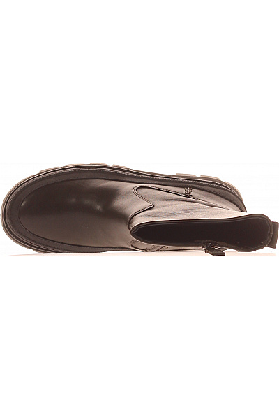 Clarks Dámské černé kožené kozačky na platformě Vel. EU 38 | Clarks | obrázek 2
