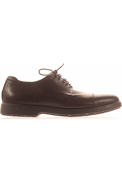 GEOX Pánské Hnědé Polobotky Elegantní šněrovací Velikost 45