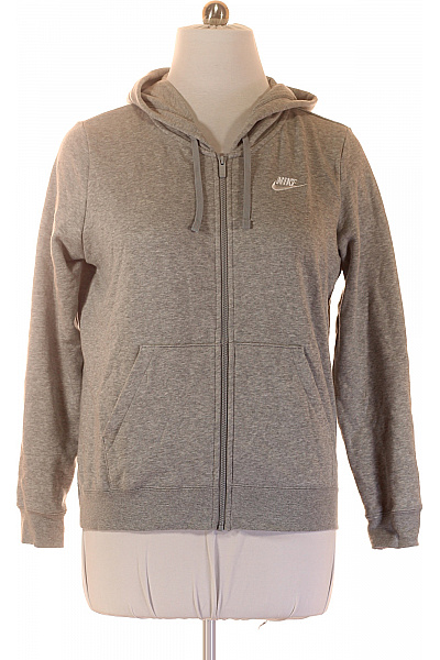 Nike dámská šedá mikina s kapucí na zip Velikost EU L | Nike | obrázek 2