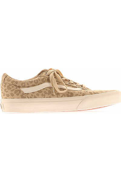 Vans Béžové Leopardí Tenisky šněrovací Volnočasové Textilní Vel. 40.5