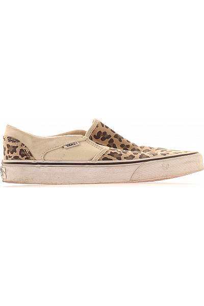 Vans Dámské Nazouvací Tenisky S Leopardím Vzorem Velikost 38