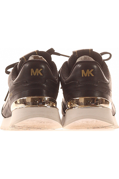 MICHAEL KORS Dámské černé kožené tenisky Velikost 7.5 | MICHAEL KORS | obrázek 4