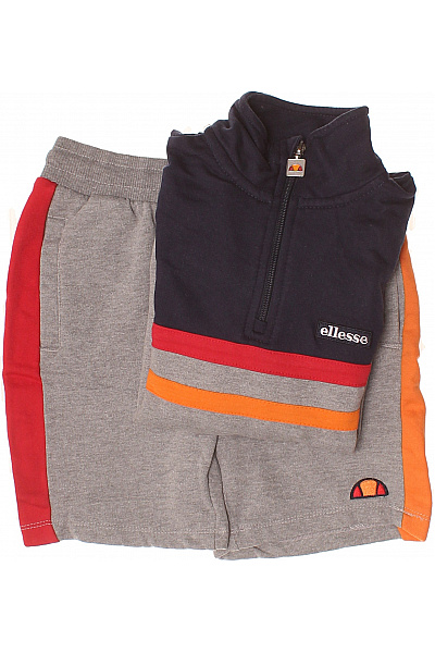ellesse dětská souprava šortky tričko šedá červená oranžová Velikost EU 128-134 | ellesse | obrázek 2