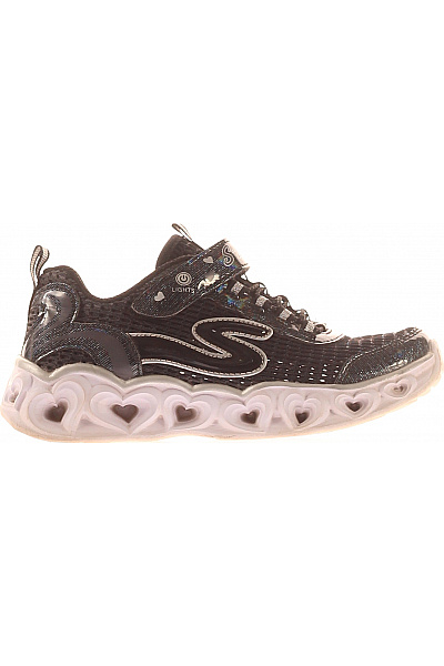 SKECHERS Dětské Tenisky černé Textilní Sportovní Na Suchý Zip Vel. EU 32