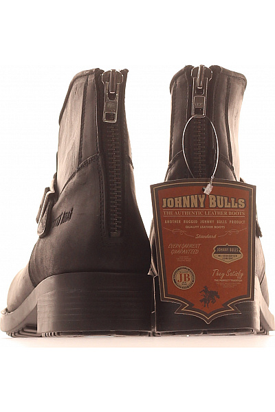 JOHNNY BULLS kožené kotníkové kozačky s přezkou podzimní vycházkové | JOHNNY BULLS | obrázek 4