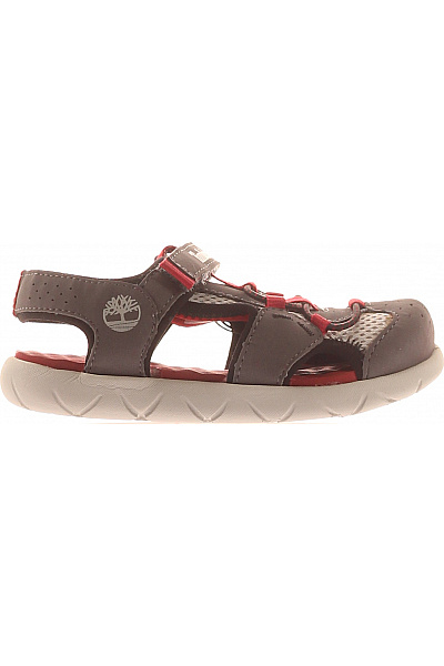 Timberland Dětské Sandály Timberland šedé Na Suchý Zip Vel. 30