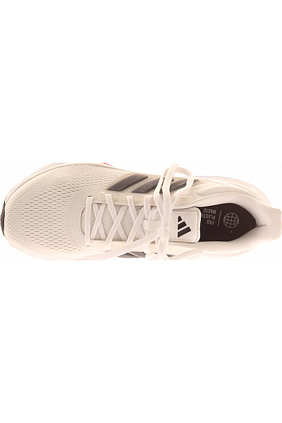 ADIDAS Pánské běžecké tenisky textilní šněrovací bílé Vel. 44 | ADIDAS | obrázek 2
