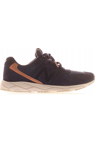 New Balance Dámské Tenisky Modré Semišové Sportovní Volnočasové šněrovací Velikost EU 36