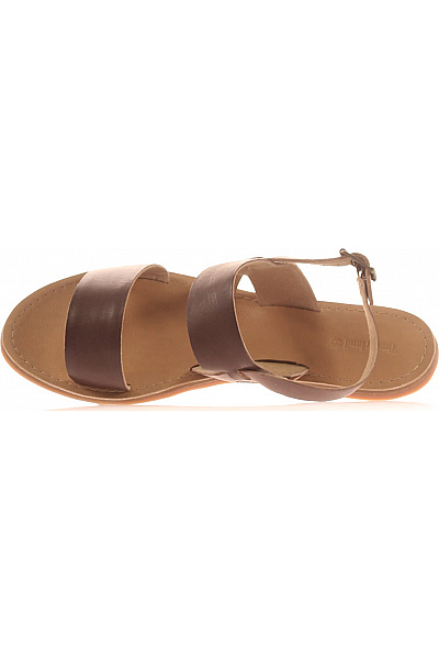 Timberland Dámské kožené sandály hnědé letní vycházkové | Timberland | obrázek 2