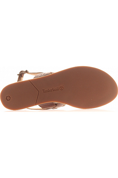 Timberland Dámské kožené sandály hnědé letní vycházkové | Timberland | obrázek 3