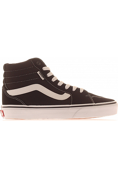 Vans černé Kotníkové Tenisky šněrovací Volnočasové Textilní Velikost 36.5