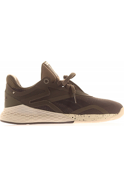 Reebok Pánské Tenisky Zelené Textilní Sportovní Prodyšné Vel. 40.5