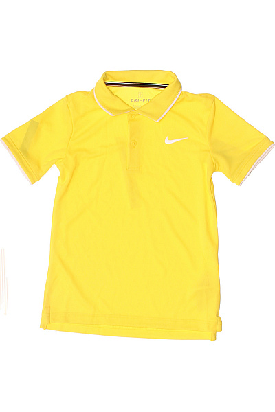 Nike dětské žluté tričko s límečkem Vel. EU 128-137 | Nike | obrázek 2
