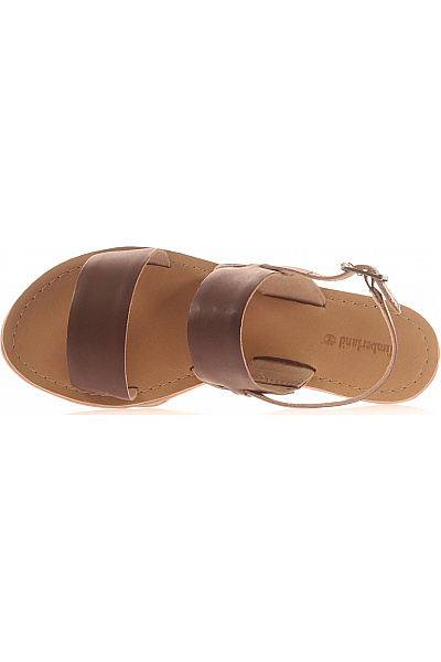 Timberland Dámské kožené sandály hnědé letní volnočasové s páskem | Timberland | obrázek 2