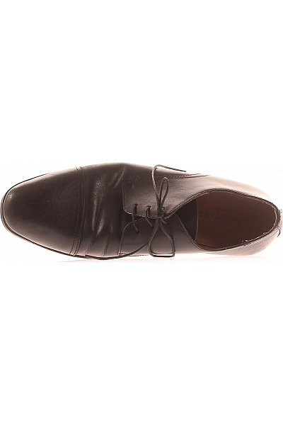 LAWRENCE GREY Pánské polobotky černé elegantní šněrovací Vel. 43 | LAWRENCE GREY | obrázek 2