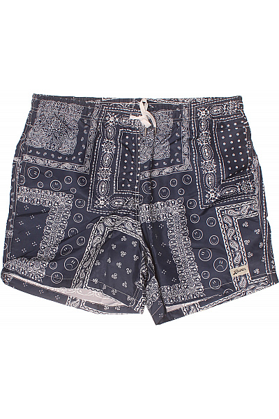 bather pánské kraťasy modré s potiskem bandana a smajlíky Velikost EU XL | bather | obrázek 2