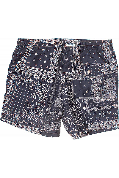 bather pánské kraťasy modré s potiskem bandana a smajlíky Velikost EU XL | bather | obrázek 3