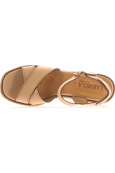 CARMELA Dámské béžové espadrilky na platformě s páskem Vel. 40 | CARMELA | obrázek 2