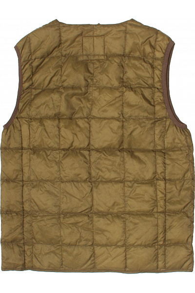 Khaki prošívaná péřová vesta bez rukávů lehká outdoorová Vel. S | Unimoda | obrázek 3