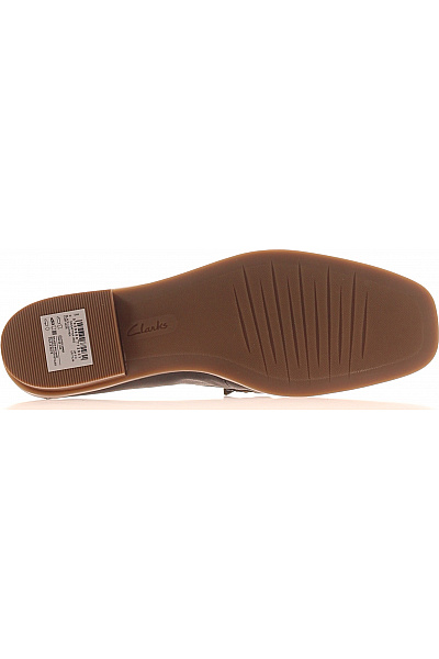 Clarks Dámské kožené mokasíny elegantní na nízkém podpatku | Clarks | obrázek 3