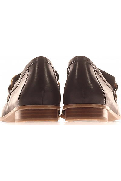 Clarks Dámské kožené mokasíny elegantní na nízkém podpatku | Clarks | obrázek 4