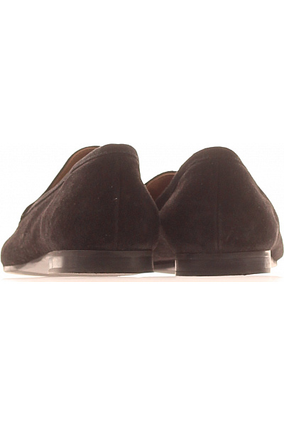 Dámské hnědé semišové elegantní nazouvací polobotky Velikost 40 | Unimoda | obrázek 4