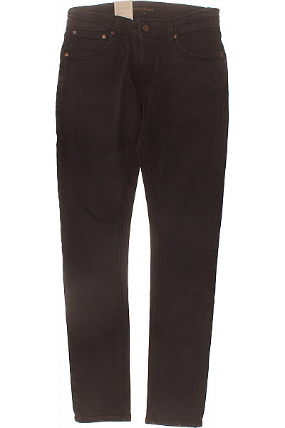 Nudie Jeans Dámské Džíny úzké Bavlněné černé