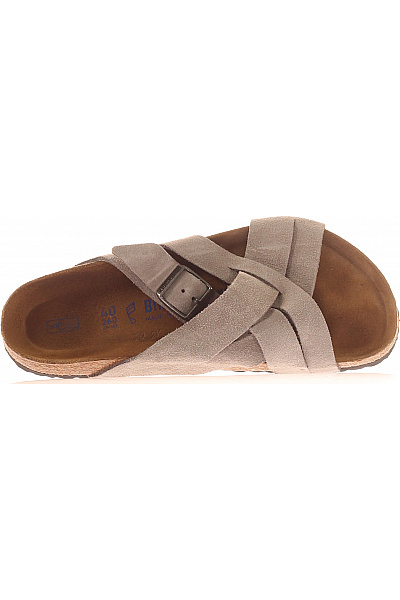 Birkenstock Dámské Kožené Sandály šedé Volnočasové Velikost 40