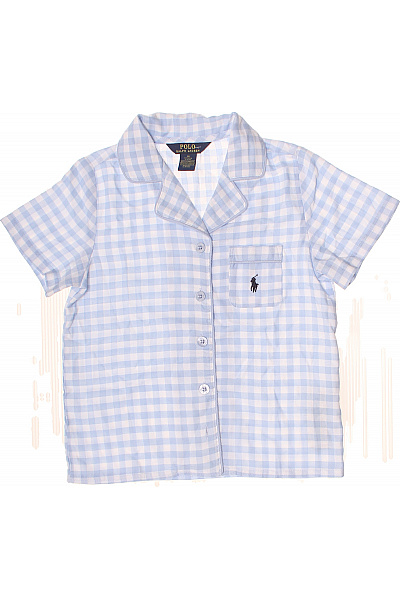 Ralph Lauren Dívčí kostkovaná souprava s krátkým rukávem a šortkami Vel. EU 133-140 | Ralph Lauren | obrázek 4