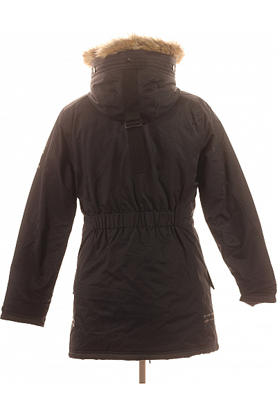 PEAK PERFORMANCE Dámská zimní parka s kapucí a kožíškem černá prodloužená outdoorová zateplená Vel. XS | PEAK PERFORMANCE | obrázek 2