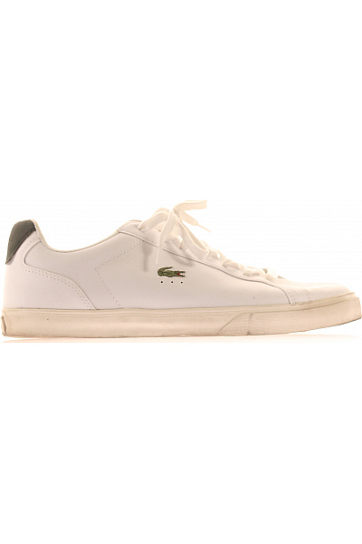 LACOSTE Pánské Bílé Tenisky Volnočasové šněrovací Vel. 43