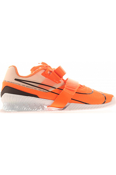 Nike Pánské Oranžové Sportovní Textilní Boty Na Cvičení S Páskem Vel. 9