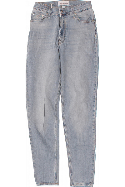 Calvin Klein Dámské Džíny Modré Volné Vintage S Vysokým Pasem Vel. EU W27/L32
