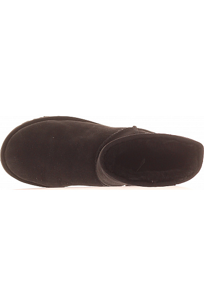UGG Černé kožené kozačky s kožíškem zimní volnočasové Vel. 38 | UGG | obrázek 2