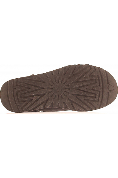 UGG Černé kožené kozačky s kožíškem zimní volnočasové Vel. 38 | UGG | obrázek 3