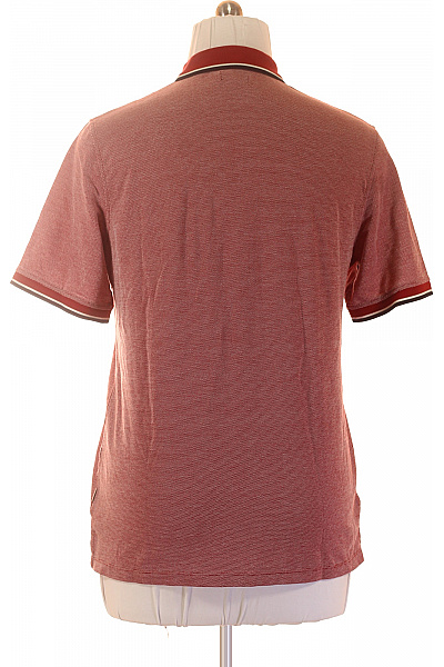 JACK & JONES Pánské tričko polo s krátkým rukávem červené Velikost XL | JACK & JONES | obrázek 3