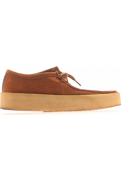 Clarks Pánské Kožené Mokasíny Na Platformě Hnědé Volnočasové Velikost 43