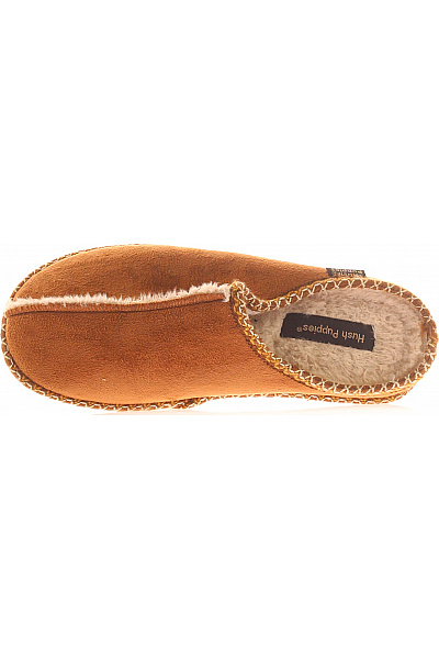 hnědé nazouvací pantofle s kožíškem Velikost 38 | Unimoda | obrázek 2