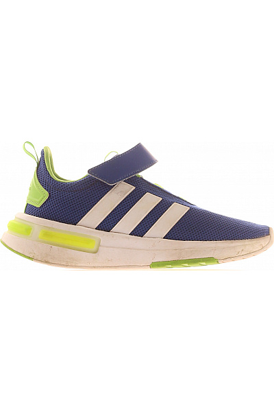ADIDAS Dětské Modré Tenisky S Páskem Na Suchý Zip Velikost 35
