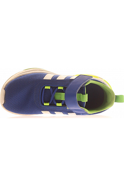 ADIDAS Dětské modré tenisky s páskem na suchý zip Velikost 35 | ADIDAS | obrázek 2