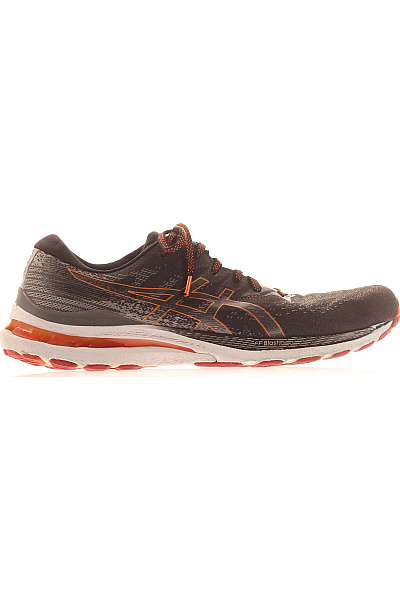Asics Pánské Běžecké Tenisky šněrovací Textilní Oranžovo-šedé Vel. 45