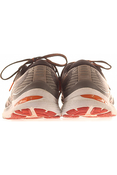 asics Pánské běžecké tenisky šněrovací textilní oranžovo-šedé Vel. 45 | asics | obrázek 4